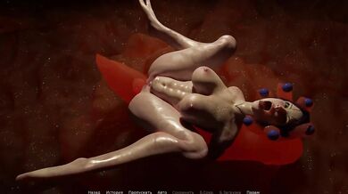 She loves being deprived of her virginity by the huge members of a mutant slug.