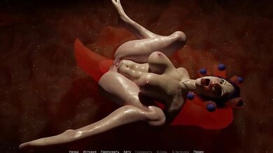 She loves being deprived of her virginity by the huge members of a mutant slug.