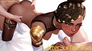 League Of Legends hentai Adult animation - Mel Medarda Blow Job Hand Job Tits Job Hentai animation by xxtoonfun
