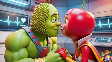 Super Jaca Fucks Perinha Hard Inside the Spaceship - Hero Porno Series Perinha Gets Destroyed by Super Jaca in the Spaceship - Superhero Sex porno