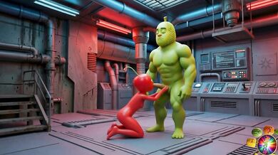 Super Jaca Fucks Perinha Hard Inside the Spaceship - Hero Porno Series Perinha Gets Destroyed by Super Jaca in the Spaceship - Superhero Sex porno