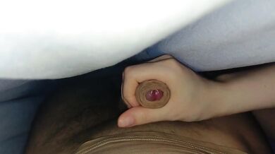 My classmate woke me up at night to jerk off my dick under the blanket.