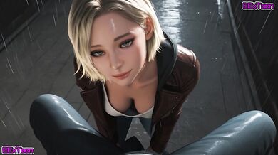 Resident Evil 9 RE9 Hentai Anime - Big Tits Grace Ashcroft Blow Job Hentai by eextoon