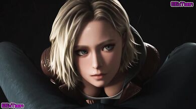 Resident Evil 9 RE9 Hentai Anime - Big Tits Grace Ashcroft Blow Job Hentai by eextoon