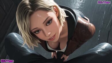 Resident Evil 9 RE9 Hentai Anime - Big Tits Grace Ashcroft Blow Job Hentai by eextoon