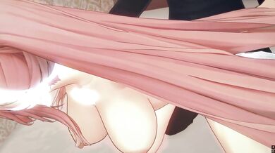 鳴潮MMD　エイメス　羽交い締めセックス
