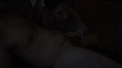 My old neighbor's cock is delicious and he always lets me suck it.