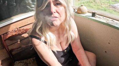 Having a Smoke on a Beautiful Day