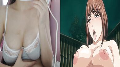 Wife With Huge Ass Likes To Make Her Husband Stare while She Fucks With Her Friends- Hentai Porn