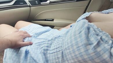 Picked up Cute Girl in Sundress with Big Natural Tits and wasnt expecting Her be so Horny