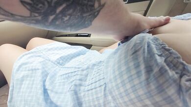 Picked up Cute Girl in Sundress with Big Natural Tits and wasnt expecting Her be so Horny