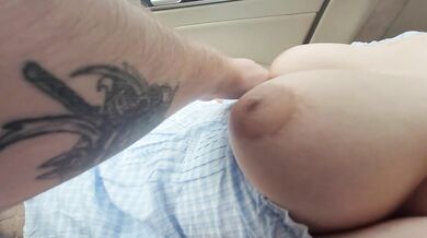 Picked up Cute Girl in Sundress with Big Natural Tits and wasnt expecting Her be so Horny