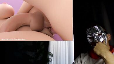 Shy futa Amy’s night gets wild as big-dick Candice teases, fucks her ass doggystyle, creampies her hard and makes her beg for more! Futa-on-Futa React