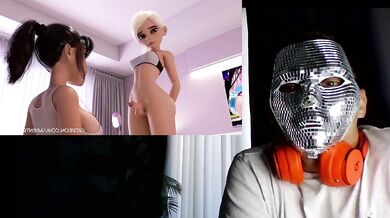 Shy futa Amy’s night gets wild as big-dick Candice teases, fucks her ass doggystyle, creampies her hard and makes her beg for more! Futa-on-Futa React