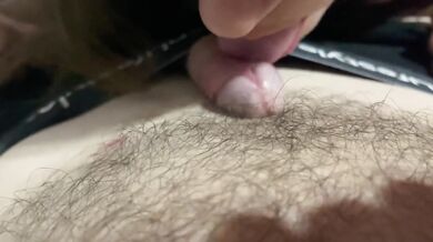 I get turned on while she talks to her fans, she grabs my penis really nicely