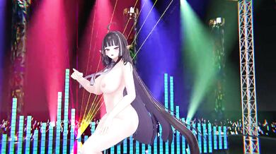 What You Waiting For Hentai MMD | Elf VTuber Strip Dance