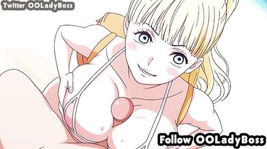 Hibari Bikini Best blow job for her boss hentai anime from One Piece by ooladyboss