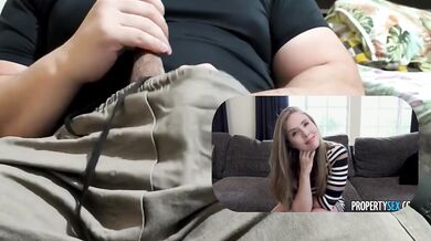 React: PropertySex - Busty agent with amazing big tits wants honest review