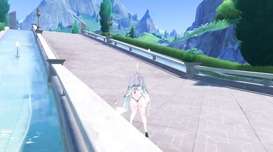 Sklmpy Zibai - Genshin Impact Nude Mod