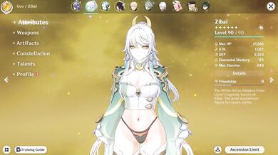 Sklmpy Zibai - Genshin Impact Nude Mod