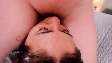 Squirt Soaks Face In Lesbian Whispered Torment