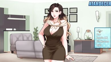 Linda en el nuevo traje de Maid (house chores)