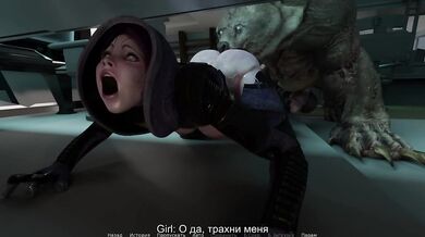 She seduced him and now her ass is destroyed. 3D Hentai Game Animation