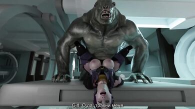 The mutant suddenly entered mating season and found her tight hole