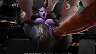 Every day she comes to the medical bay to collect DNA samples using monster sperm