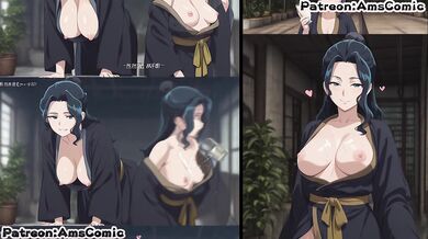 The Apothecary Diaries Hentai Comic Ep.034 - Big Tits Suirei Blow Job Hand Job hentai by amscomic