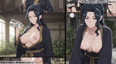 The Apothecary Diaries Hentai Comic Ep.034 - Big Tits Suirei Blow Job Hand Job hentai by amscomic