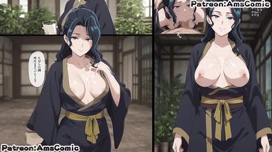 The Apothecary Diaries Hentai Comic Ep.034 - Big Tits Suirei Blow Job Hand Job hentai by amscomic