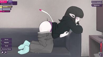 Me cojo chica robot gotica por todos los agujeros