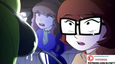Horny Party Velma And Daphne | Hottest Scooby Doo Hentai 60fps