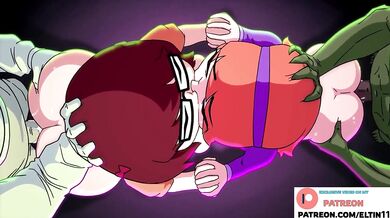 Horny Party Velma And Daphne | Hottest Scooby Doo Hentai 60fps