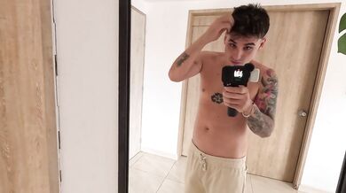 My Stepbrother catch me recording a private video and he got horny ends up in Step Fuck