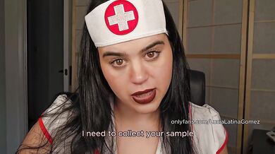Nurse Lucia needs to collect your sample