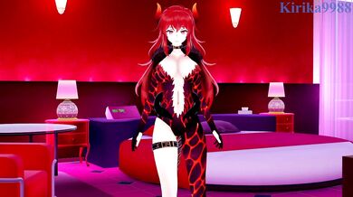 Dola and I have intense sex at a love hotel. - Nijisanji VTuber Hentai