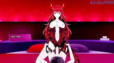 Dola and I have intense sex at a love hotel. - Nijisanji VTuber Hentai