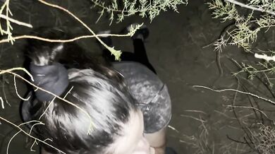 A stranger gives me a blowjob in public