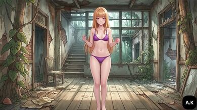 Sensual Abandoned Favela Anime Girl Dances Sensually for Fan Then Has Passionate Sex in Abandoned Favela House While Moaning Loudly and Begging anal