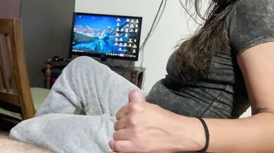 She loves to grab my penis at night