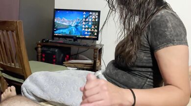 She loves to grab my penis at night