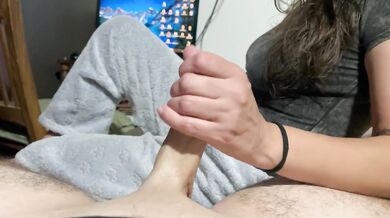 She loves to grab my penis at night