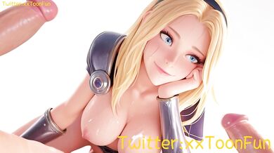 League Of Legends hentai Adult animation - Lux Blow Job Hand Job Tits Job Hentai animation by xxtoonfun