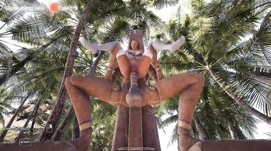 and again Lara couldn't resist and entered the cave, and the statue couldn't resist and entered Lara's cave. part 2