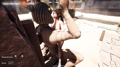 Thousands of viewers watch as Lara Croft's tight pussy is destroyed by a huge cock from an awakened statue