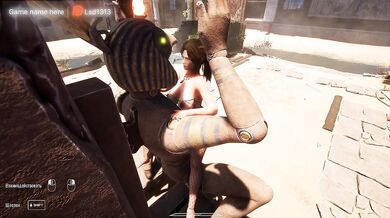 Thousands of viewers watch as Lara Croft's tight pussy is destroyed by a huge cock from an awakened statue