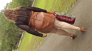 It gets my pussy very horny and wet just sitting outdoors showing off my big fat legs in the park and watching hot guys walk by | BBW SSBBW | JOI