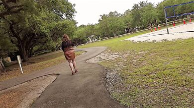 It gets my pussy very horny and wet just sitting outdoors showing off my big fat legs in the park and watching hot guys walk by | BBW SSBBW | JOI